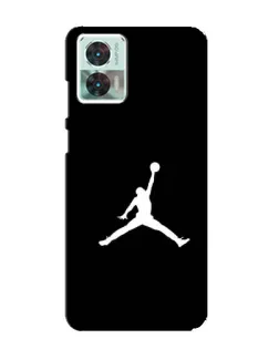 Чехол для Motorola Edge 30 Neo с картинкой «Jordan Silhouette»