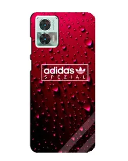 Чехол для Motorola Edge 30 Neo с картинкой «Adidas Gold Marble»