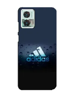 Чехол для Motorola Edge 30 Neo с картинкой «Adidas Water Drops»