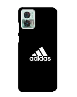 Чехол для Motorola Edge 30 Neo с картинкой «Черная классика Adidas»