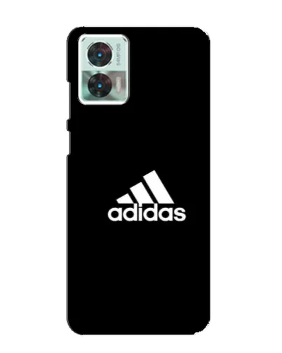 Чехол для Motorola Edge 30 Neo с картинкой «Черная классика Adidas» Чехол для Motorola Edge 30 Neo с картинкой «Черная классика Adidas»