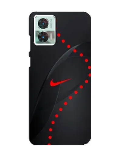Чехол для Motorola Edge 30 Neo с картинкой «Абстрактный дизайн Nike»