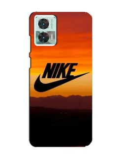 Чехол для Motorola Edge 30 Neo с картинкой «Nike — вечерний горизонт»