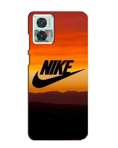 Чехол для Motorola Edge 30 Neo с картинкой «Nike — вечерний горизонт»