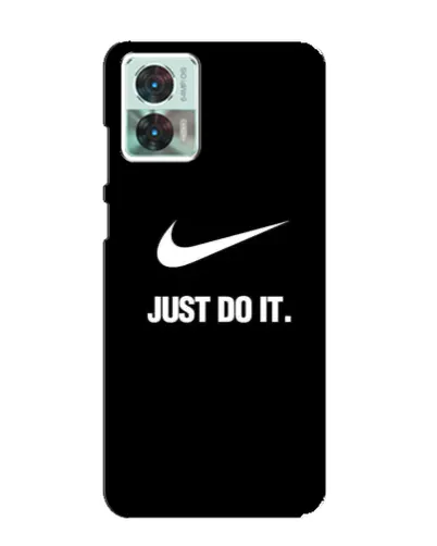 Чехол для Motorola Edge 30 Neo с картинкой «Классический принт Nike»