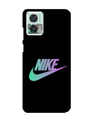 Чехол для Motorola Edge 30 Neo с картинкой «Nike — городская ночь»