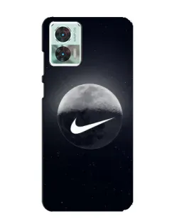 Чехол для Motorola Edge 30 Neo с картинкой «Nike в стиле граффити»