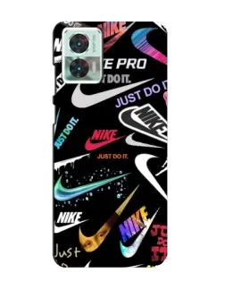 Чехол для Motorola Edge 30 Neo с картинкой «Nike — роскошь»
