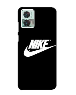 Чехол для Motorola Edge 30 Neo с картинкой «Мазки краски Nike»