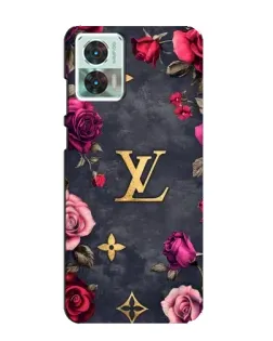 Чехол для Motorola Edge 30 Neo с картинкой «Цветочный Louis Vuitton» Чехол для Motorola Edge 30 Neo с картинкой «Цветочный Louis Vuitton»