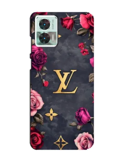 Чехол для Motorola Edge 30 Neo с картинкой «Цветочный Louis Vuitton» Чехол для Motorola Edge 30 Neo с картинкой «Цветочный Louis Vuitton»
