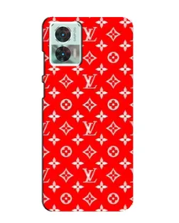 Чехол для Motorola Edge 30 Neo с картинкой «Яркий паттерн LV»