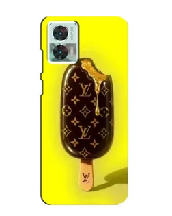 Чехол для Motorola Edge 30 Neo с картинкой «Мороженое от LV»