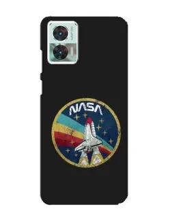 Чехол для Motorola Edge 30 Neo с картинкой «NASA — эмблема миссии» Чехол для Motorola Edge 30 Neo с картинкой «NASA — эмблема миссии»
