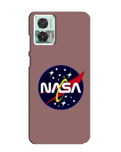 Чехол для Motorola Edge 30 Neo с картинкой «NASA — ретро космос»