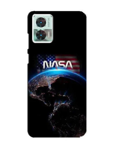 Чехол для Motorola Edge 30 Neo с картинкой «Земля из космоса NASA»