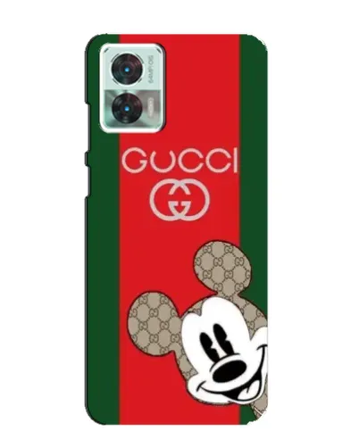 Чохол для Motorola Edge 30 Neo з картинкою «Gucci — смуги та Міккі» Чохол для Motorola Edge 30 Neo з картинкою «Gucci — смуги та Міккі»