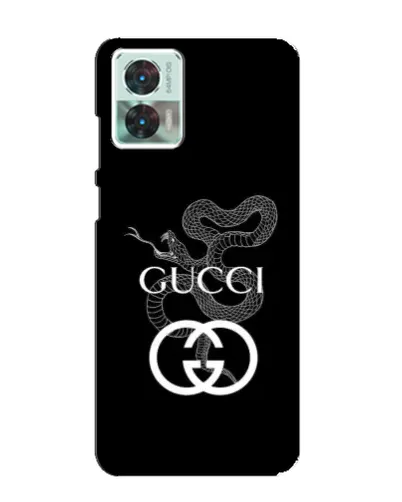 Чохол для Motorola Edge 30 Neo з картинкою «Gucci — срібна змія» Чохол для Motorola Edge 30 Neo з картинкою «Gucci — срібна змія»