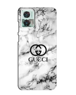 Чохол для Motorola Edge 30 Neo з картинкою «Gucci — мармуровий шик»