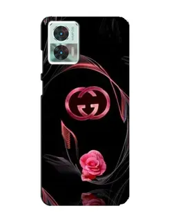 Чохол для Motorola Edge 30 Neo з картинкою «Gucci — неонова троянда»