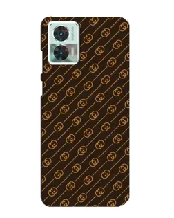 Чохол для Motorola Edge 30 Neo з картинкою «Gucci — золоті діагоналі»