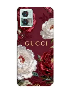Чохол для Motorola Edge 30 Neo з картинкою «Gucci — бордові троянди» Чохол для Motorola Edge 30 Neo з картинкою «Gucci — бордові троянди»