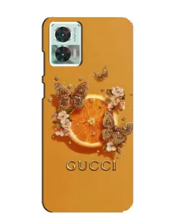 Чохол для Motorola Edge 30 Neo з картинкою «Gucci — золоті метелики» Чохол для Motorola Edge 30 Neo з картинкою «Gucci — золоті метелики»