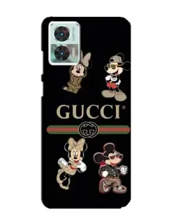 Чохол для Motorola Edge 30 Neo з картинкою «Gucci — герої Disney та монограма» Чохол для Motorola Edge 30 Neo з картинкою «Gucci — герої Disney та монограма»