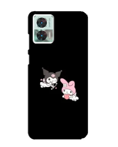 Чехол для Motorola Edge 30 Neo с картинкой «My Melody и Kuromi»