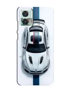 Чехол для Motorola Edge 30 Neo с картинкой «Вид сверху — BMW M»