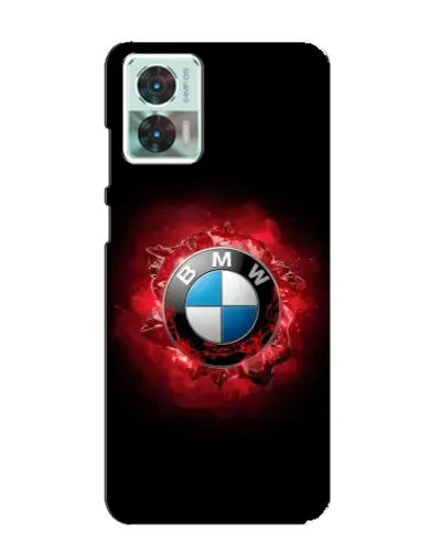 Чехол для Motorola Edge 30 Neo с картинкой «Логотип BMW — вспышка»