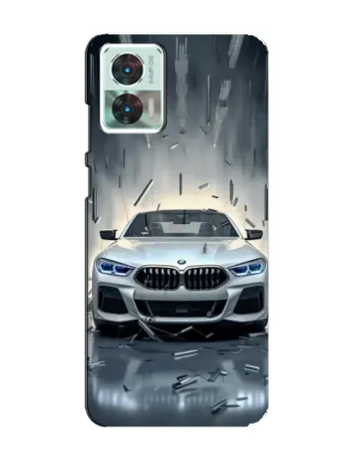Чехол для Motorola Edge 30 Neo с картинкой «BMW в свете фар»