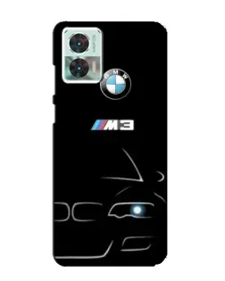 Чехол для Motorola Edge 30 Neo с картинкой «Минималистичный принт BMW M3»