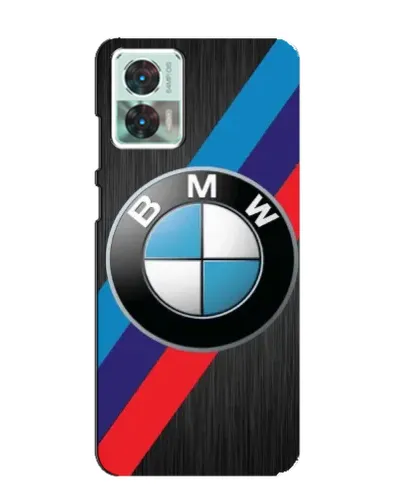 Чехол для Motorola Edge 30 Neo с картинкой «BMW M-stripes стиль»