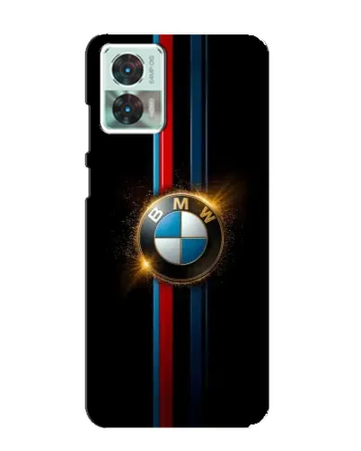 Чехол для Motorola Edge 30 Neo с картинкой «BMW M-Power неон»