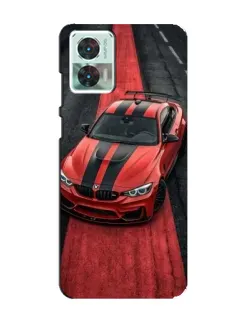 Чехол для Motorola Edge 30 Neo с картинкой «BMW на красной дорожке»