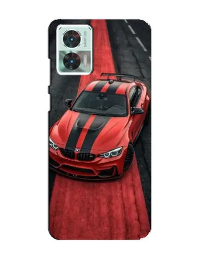 Чехол для Motorola Edge 30 Neo с картинкой «BMW на красной дорожке»