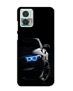 Чехол для Motorola Edge 30 Neo с картинкой «BMW — ночной взгляд»