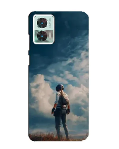 Чехол для Motorola Edge 30 Neo с картинкой «Герой PUBG на скале» Чехол для Motorola Edge 30 Neo с картинкой «Герой PUBG на скале»