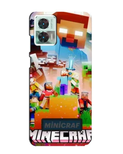Чехол для Motorola Edge 30 Neo с картинкой «Minecraft герои игры» Чехол для Motorola Edge 30 Neo с картинкой «Minecraft герои игры»