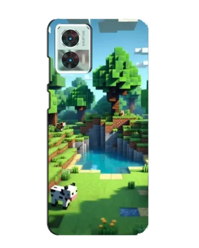 Чехол для Motorola Edge 30 Neo с картинкой «Minecraft летний день» Чехол для Motorola Edge 30 Neo с картинкой «Minecraft летний день»