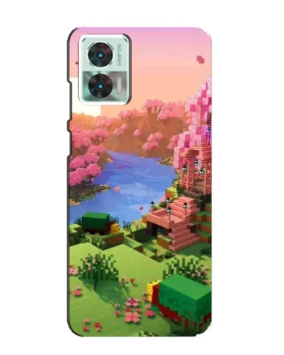 Чехол для Motorola Edge 30 Neo с картинкой «Розовое дерево Minecraft» Чехол для Motorola Edge 30 Neo с картинкой «Розовое дерево Minecraft»