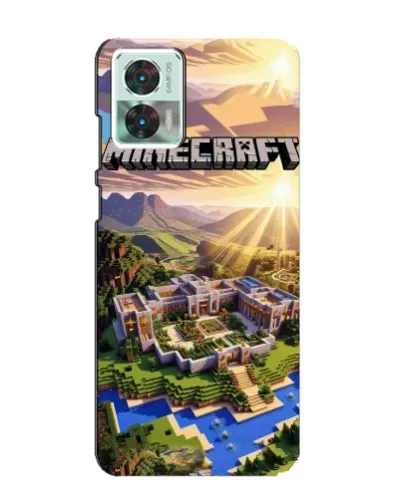 Чехол для Motorola Edge 30 Neo с картинкой «Minecraft панорама» Чехол для Motorola Edge 30 Neo с картинкой «Minecraft панорама»