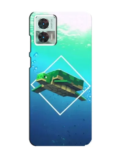 Чехол для Motorola Edge 30 Neo с картинкой «Черепаха Minecraft» Чехол для Motorola Edge 30 Neo с картинкой «Черепаха Minecraft»