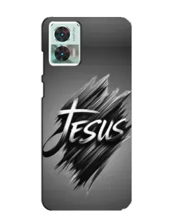 Чохол для Motorola Edge 30 Neo з картинкою «Напис Jesus Graffiti»