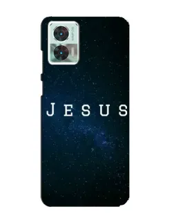 Чохол для Motorola Edge 30 Neo з картинкою «Зоряне небо Jesus»