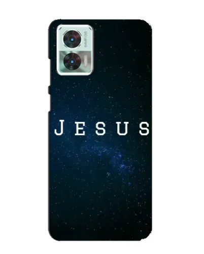 Чохол для Motorola Edge 30 Neo з картинкою «Зоряне небо Jesus» Чохол для Motorola Edge 30 Neo з картинкою «Зоряне небо Jesus»