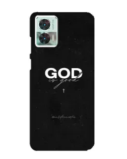 Чохол для Motorola Edge 30 Neo з картинкою «GOD — Бог над усім»