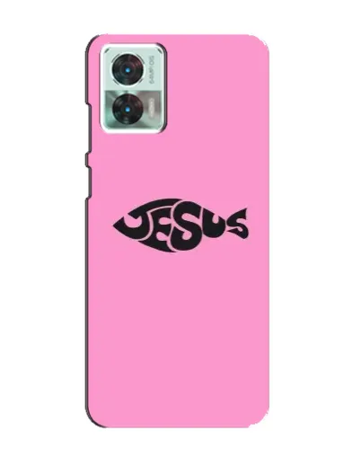 Чохол для Motorola Edge 30 Neo з картинкою «Рожевий символ Jesus» Чохол для Motorola Edge 30 Neo з картинкою «Рожевий символ Jesus»