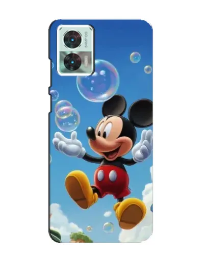Чехол для Motorola Edge 30 Neo с картинкой «Mickey и мыльные пузыри» Чехол для Motorola Edge 30 Neo с картинкой «Mickey и мыльные пузыри»